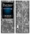 iPod Nano 5G Skin Triangle Mosaic Gray