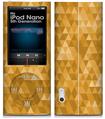 iPod Nano 5G Skin Triangle Mosaic Orange