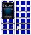 iPod Nano 5G Skin Squared Royal Blue