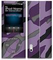 iPod Nano 5G Skin Camouflage Purple