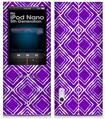 iPod Nano 5G Skin Wavey Purple