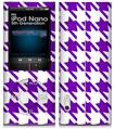 iPod Nano 5G Skin Houndstooth Purple