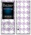 iPod Nano 5G Skin Houndstooth Lavender
