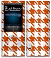 iPod Nano 5G Skin Houndstooth Burnt Orange