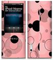 iPod Nano 5G Skin Lots of Dots Pink on Pink