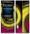 iPod Nano 5G Skin Alecias Swirl 01 Yellow