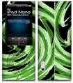 iPod Nano 5G Skin Alecias Swirl 02 Green