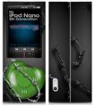 iPod Nano 5G Skin Barbwire Heart Green