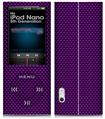 iPod Nano 5G Skin Carbon Fiber Purple