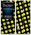 iPod Nano 5G Skin Smileys on Black