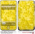 iPod Touch 2G & 3G Skin Kit Triangle Mosaic Yellow