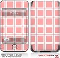 iPod Touch 2G & 3G Skin Kit Squared Pink