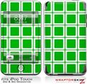iPod Touch 2G & 3G Skin Kit Squared Green