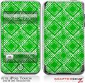 iPod Touch 2G & 3G Skin Kit Wavey Green