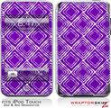 iPod Touch 2G & 3G Skin Kit Wavey Purple