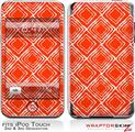 iPod Touch 2G & 3G Skin Kit Wavey Red