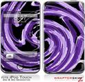 iPod Touch 2G & 3G Skin Kit Alecias Swirl 02 Purple