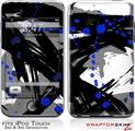 iPod Touch 2G & 3G Skin Kit Abstract 02 Blue