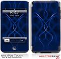 iPod Touch 2G & 3G Skin Kit Abstract 01 Blue