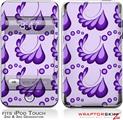 iPod Touch 2G & 3G Skin Kit Petals Purple
