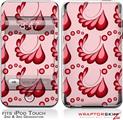 iPod Touch 2G & 3G Skin Kit Petals Red