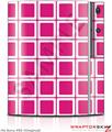 Sony PS3 Skin Squared Fushia Hot Pink