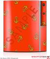 Sony PS3 Skin Anchors Away Red