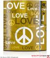 Sony PS3 Skin Love and Peace Yellow