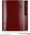 Sony PS3 Skin Carbon Fiber Red