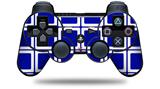Squared Royal Blue - Decal Style Skin fits Sony PS3 Controller (CONTROLLER NOT INCLUDED)