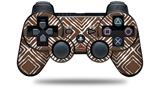 Wavey Chocolate Brown - Decal Style Skin fits Sony PS3 Controller (CONTROLLER NOT INCLUDED)