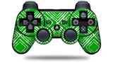 Wavey Green - Decal Style Skin fits Sony PS3 Controller (CONTROLLER NOT INCLUDED)