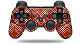 Wavey Red Dark - Decal Style Skin fits Sony PS3 Controller (CONTROLLER NOT INCLUDED)