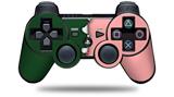 Ripped Colors Green Pink - Decal Style Skin fits Sony PS3 Controller (CONTROLLER NOT INCLUDED)