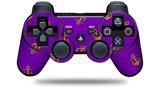 Anchors Away Purple - Decal Style Skin fits Sony PS3 Controller (CONTROLLER NOT INCLUDED)