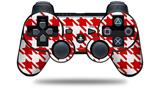 Houndstooth Red - Decal Style Skin fits Sony PS3 Controller (CONTROLLER NOT INCLUDED)