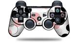 Lots of Dots Pink on White - Decal Style Skin fits Sony PS3 Controller (CONTROLLER NOT INCLUDED)