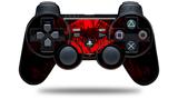 Big Kiss Red Lips on Black - Decal Style Skin fits Sony PS3 Controller (CONTROLLER NOT INCLUDED)