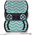 Zig Zag Teal and Gray - Decal Style Skins (fits Sony PSPgo)