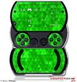 Triangle Mosaic Green - Decal Style Skins (fits Sony PSPgo)