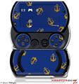 Anchors Away Blue - Decal Style Skins (fits Sony PSPgo)