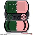 Ripped Colors Green Pink - Decal Style Skins (fits Sony PSPgo)