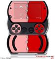Ripped Colors Pink Red - Decal Style Skins (fits Sony PSPgo)