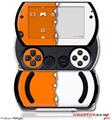 Ripped Colors Orange White - Decal Style Skins (fits Sony PSPgo)