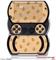 Anchors Away Peach - Decal Style Skins (fits Sony PSPgo)