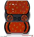 Anchors Away Red Dark - Decal Style Skins (fits Sony PSPgo)