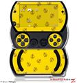 Anchors Away Yellow - Decal Style Skins (fits Sony PSPgo)