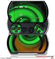 Alecias Swirl 01 Green - Decal Style Skins (fits Sony PSPgo)