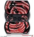 Alecias Swirl 02 Red - Decal Style Skins (fits Sony PSPgo)