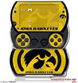Iowa Hawkeyes Herky Black on Gold - Decal Style Skins (fits Sony PSPgo)